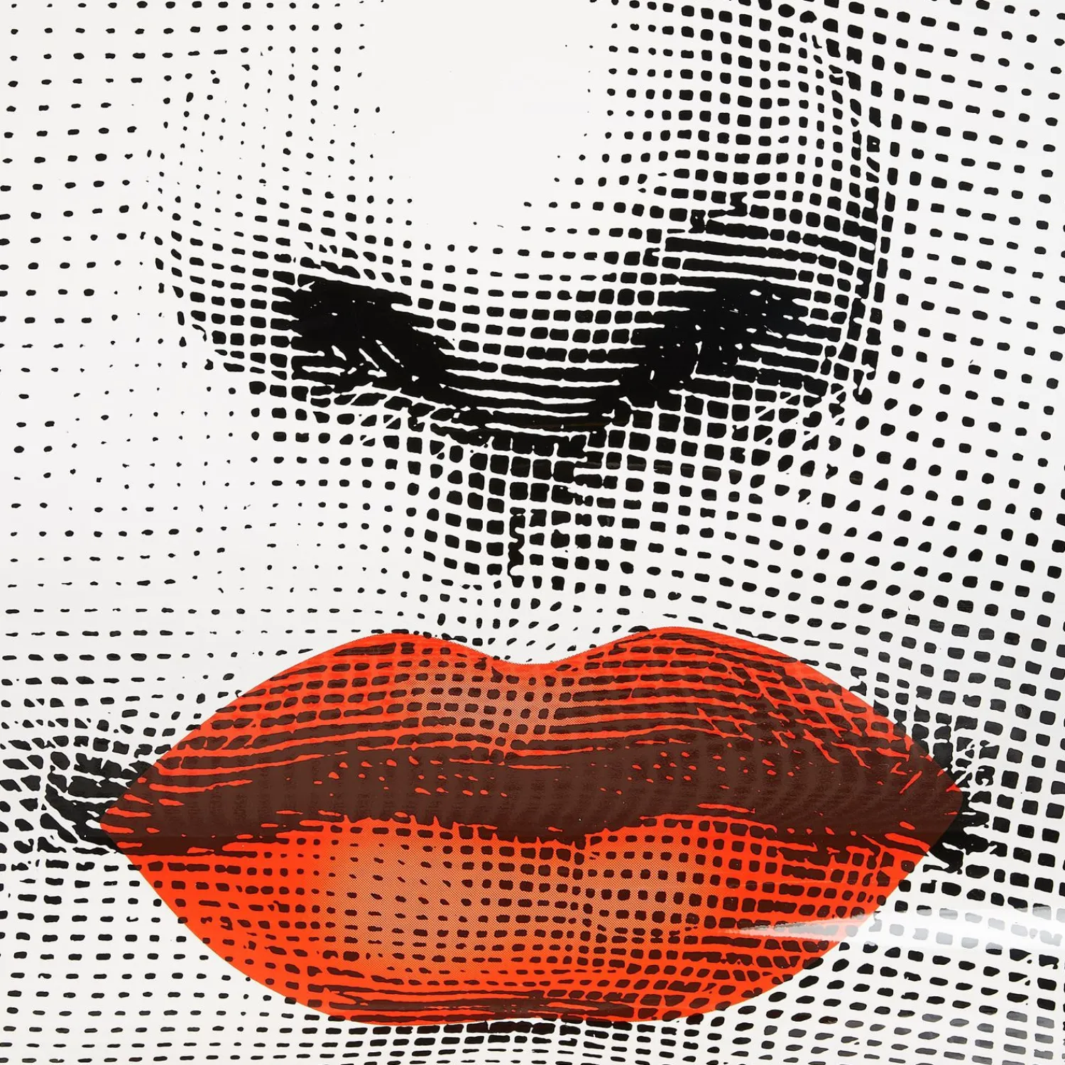 Chairs<Fornasetti Chair Bocca White/Black/Red
