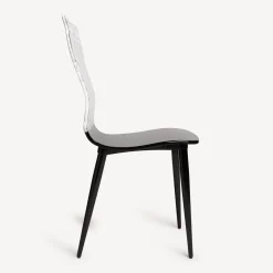Chairs<Fornasetti Chair Capitello Corinzio White/Black