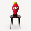 Chairs<Fornasetti Chair Lux Gstaad Red/Yellow/Black