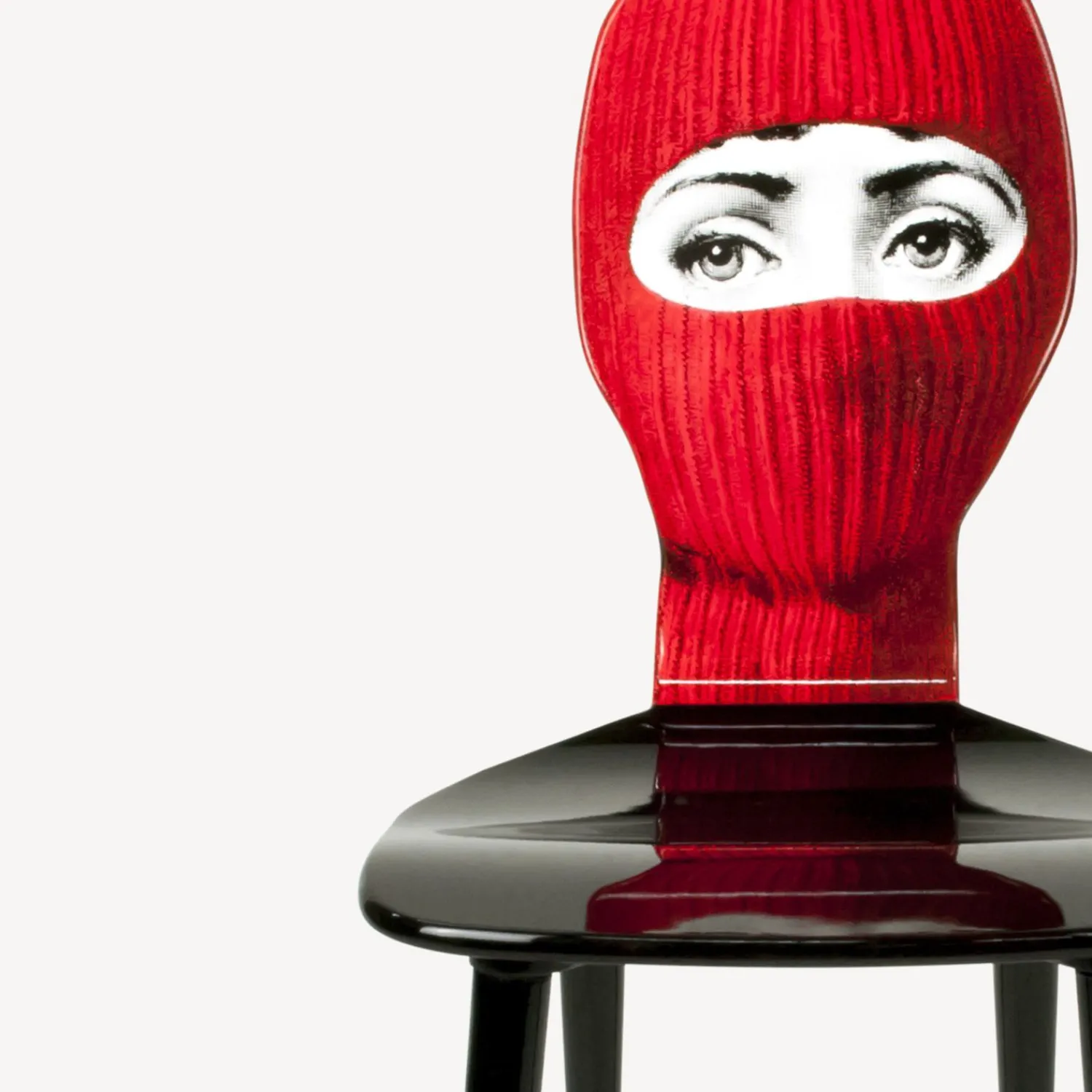 Chairs<Fornasetti Chair Lux Gstaad Red/Yellow/Black