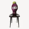 Chairs<Fornasetti Chair Lux Gstaad Purple/Yellow/Black