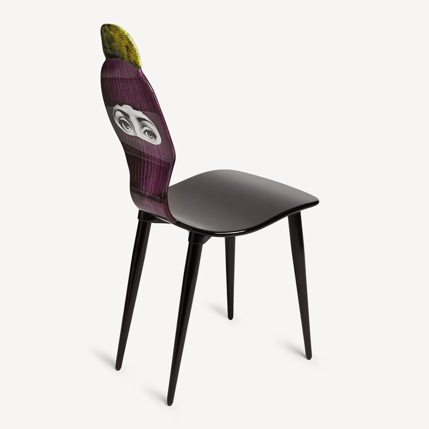 Chairs<Fornasetti Chair Lux Gstaad Purple/Yellow/Black