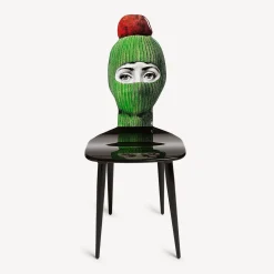 Chairs<Fornasetti Chair Lux Gstaad Green/Red/Black