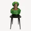 Chairs<Fornasetti Chair Moro Green Multicolour