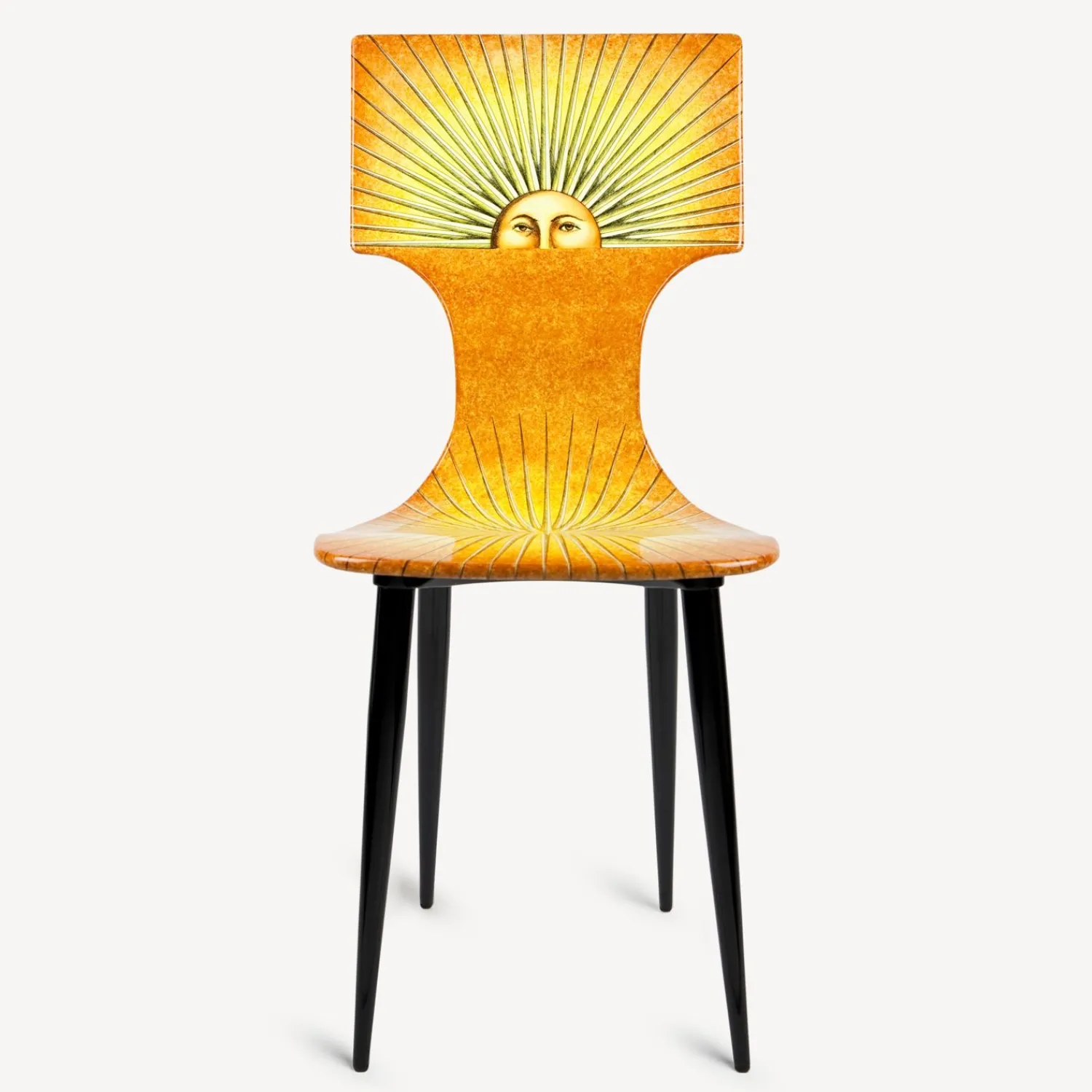 Chairs<Fornasetti Chair Sole Yellow/Orange/Black