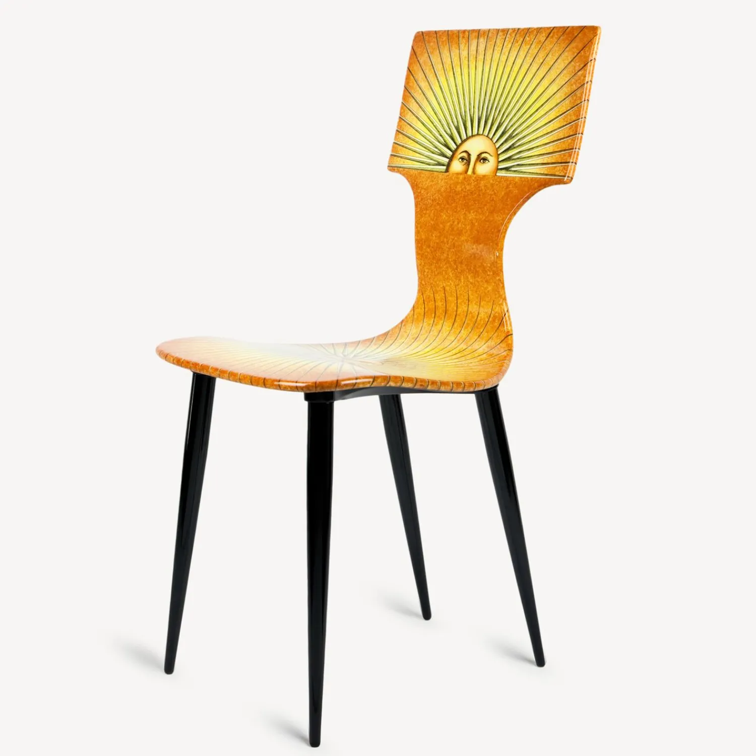 Chairs<Fornasetti Chair Sole Yellow/Orange/Black