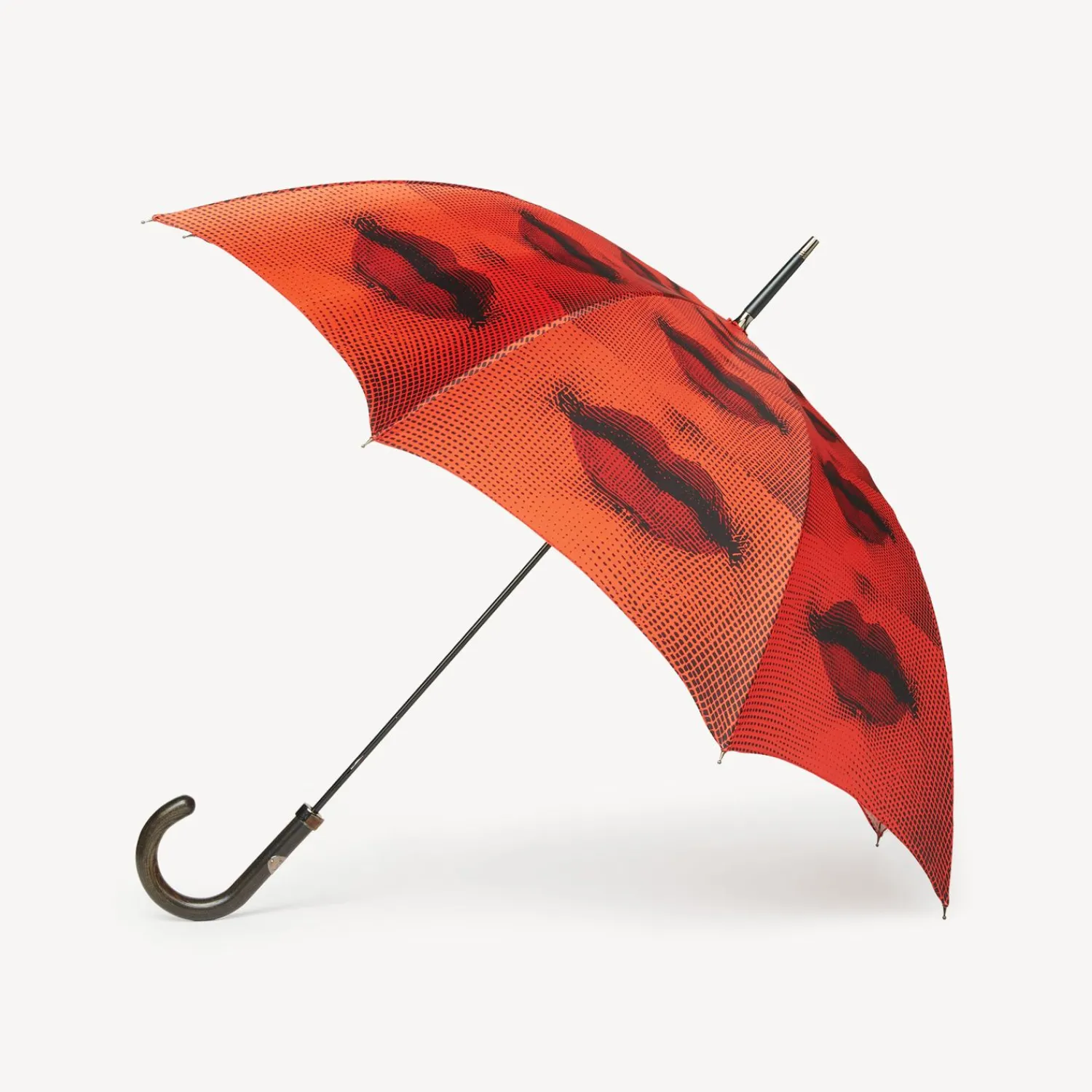 Umbrellas<Fornasetti Classic Umbrella Bocche White/Black/Red
