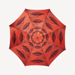 Umbrellas<Fornasetti Classic Umbrella Bocche White/Black/Red