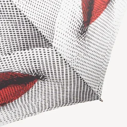 Umbrellas<Fornasetti Classic Umbrella Bocche White/Black/Red
