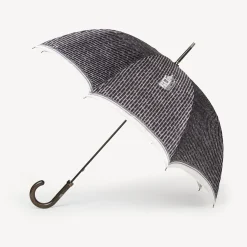 Umbrellas<Fornasetti Classic Umbrella Double Fabric Architettura White/Black