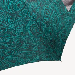 Umbrellas<Fornasetti Classic Umbrella Serratura Su Malachite Green/Black