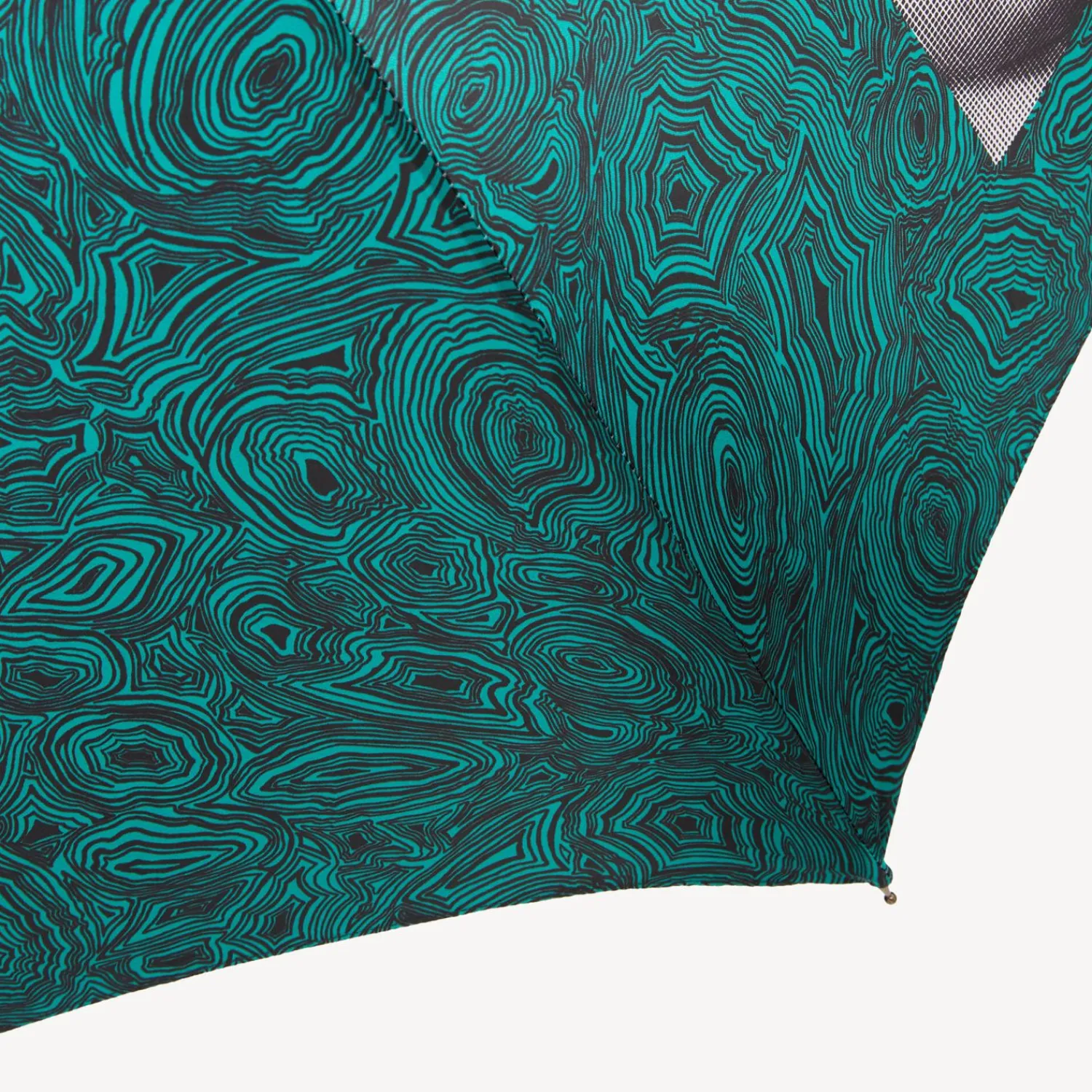 Umbrellas<Fornasetti Classic Umbrella Serratura Su Malachite Green/Black
