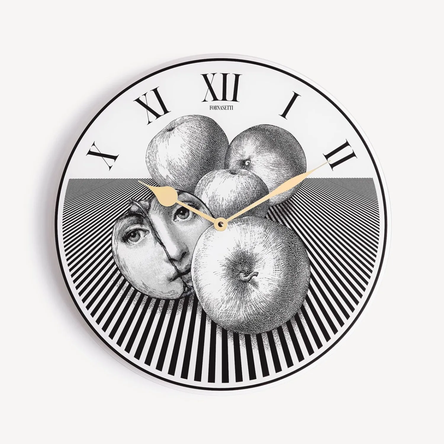 Wall Clocks<Fornasetti Clock Tema E Variazioni N. 390 White/Black