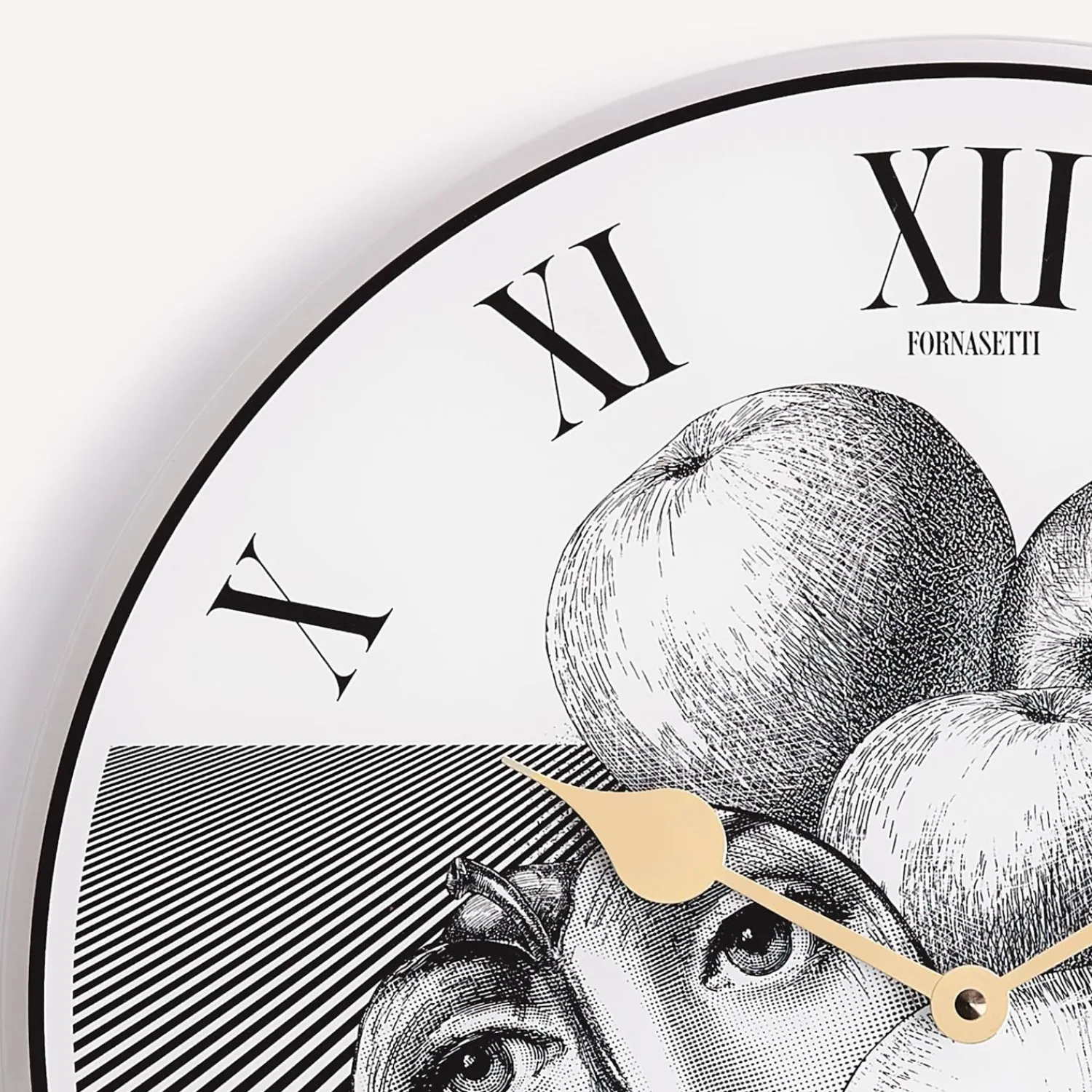 Wall Clocks<Fornasetti Clock Tema E Variazioni N. 390 White/Black