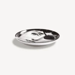 Glasses And Coasters<Fornasetti Coaster Tema E Variazioni N.8 White/Black