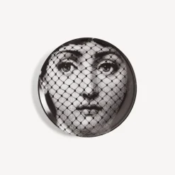 Glasses And Coasters<Fornasetti Coaster Tema E Variazioni N.78 White/Black