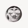 Glasses And Coasters<Fornasetti Coaster Tema E Variazioni N.373 White/Black