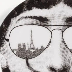 Glasses And Coasters<Fornasetti Coaster Tema E Variazioni N.373 White/Black