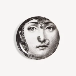 Glasses And Coasters<Fornasetti Coaster Tema E Variazioni N.228 White/Black