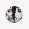 Glasses And Coasters<Fornasetti Coaster Tema E Variazioni N.10 White/Black