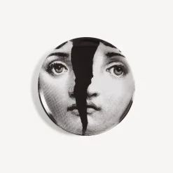 Glasses And Coasters<Fornasetti Coaster Tema E Variazioni N.10 White/Black