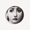 Glasses And Coasters<Fornasetti Coaster Tema E Variazioni N.237 White/Black