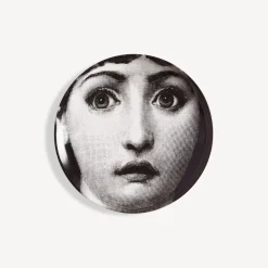 Glasses And Coasters<Fornasetti Coaster Tema E Variazioni N.237 White/Black