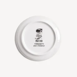 Glasses And Coasters<Fornasetti Coaster Tema E Variazioni N.237 White/Black