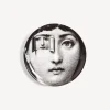 Glasses And Coasters<Fornasetti Coaster Tema E Variazioni N.116 White/Black