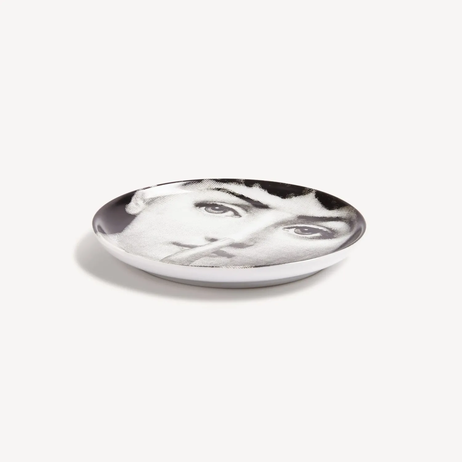 Glasses And Coasters<Fornasetti Coaster Tema E Variazioni N.334 White/Black