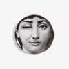 Glasses And Coasters<Fornasetti Coaster Tema E Variazioni N.130 White/Black
