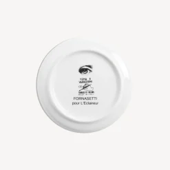 Glasses And Coasters<Fornasetti Coaster Tema E Variazioni N.130 White/Black