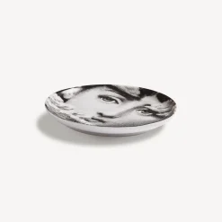 Glasses And Coasters<Fornasetti Coaster Tema E Variazioni N.139 White/Black