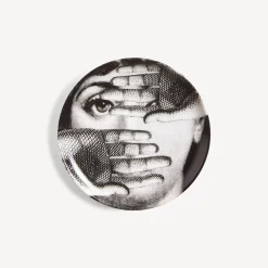 Glasses And Coasters<Fornasetti Coaster Tema E Variazioni N.154 White/Black