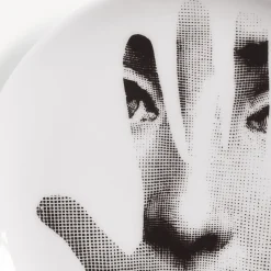 Glasses And Coasters<Fornasetti Coaster Tema E Variazioni N.15 White/Black