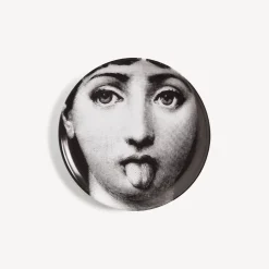 Glasses And Coasters<Fornasetti Coaster Tema E Variazioni N.82 White/Black