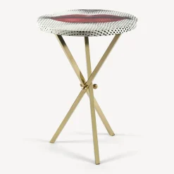 Tables<Fornasetti Coffee Table Bocca White/Black/Red