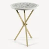 Tables<Fornasetti Coffee Table Cortile White/Black