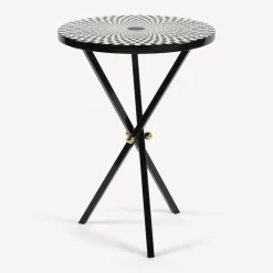 Tables<Fornasetti Coffee Table Egocentrismo White/Black