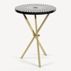 Tables<Fornasetti Coffee Table Egocentrismo White/Black