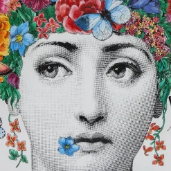 Tables<Fornasetti Coffee Table Fior Di Lina Multicolour