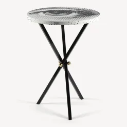 Tables<Fornasetti Coffee Table Occhio White/Black