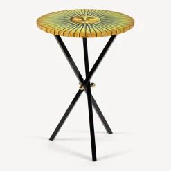 Tables<Fornasetti Coffee Table Sole Splendente Yellow/Black
