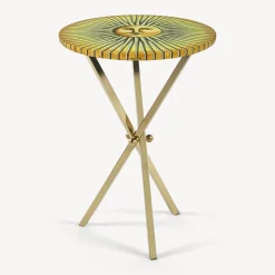 Tables<Fornasetti Coffee Table Sole Splendente Yellow/Black