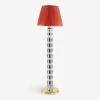 Lamps And Lampshades<Fornasetti Conical Lampshade In Pleated Fabric Rosso