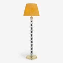 Lamps And Lampshades<Fornasetti Conical Lampshade In Pleated Fabric Yellow