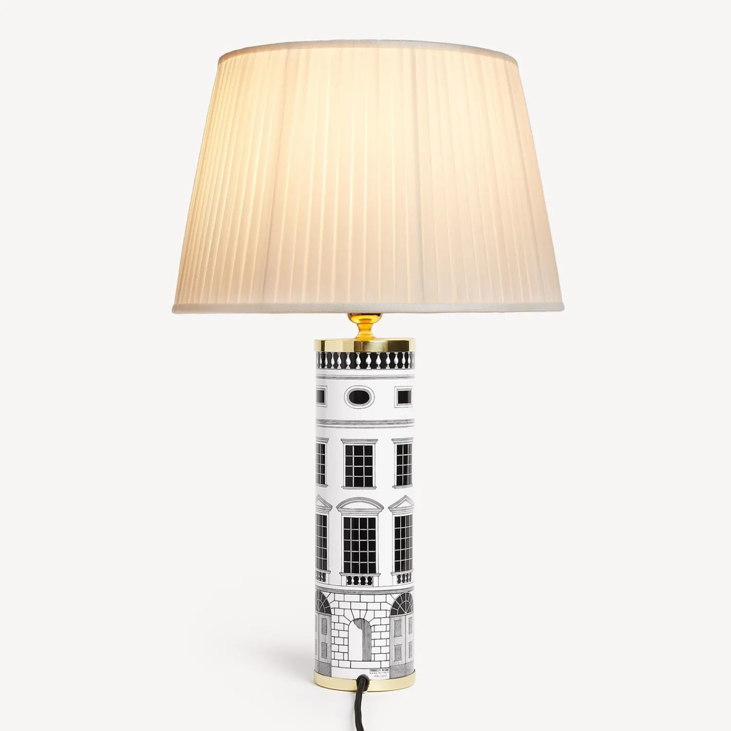 Lamps And Lampshades<Fornasetti Conical Pleated Lampshade White