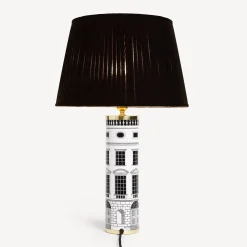 Lamps And Lampshades<Fornasetti Conical Pleated Lampshade Black