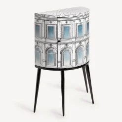 Storage Consoles<Fornasetti Console Architettura Celeste White/Black/Blue