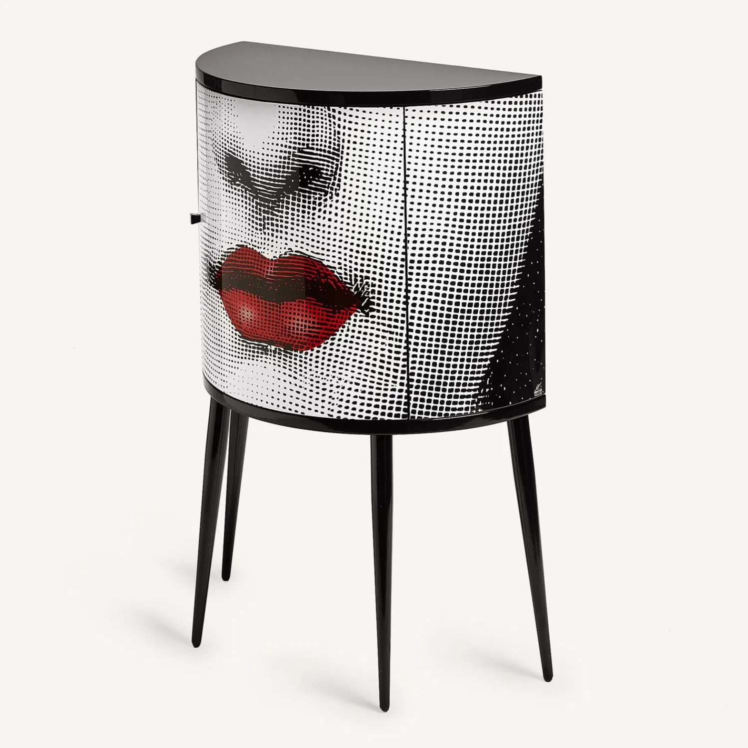 Storage Consoles<Fornasetti Console Bocca White/Black/Red
